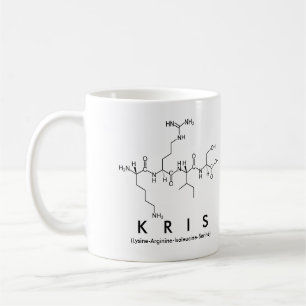 Kris peptide name mug