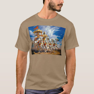 Krishna and Arjuna during Mahabharata War T-Shirt