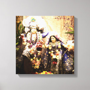 Krishna and Radha Canvas Print