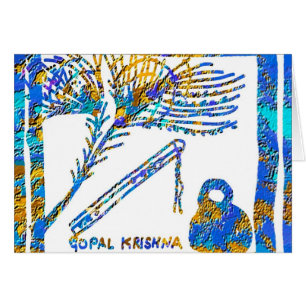 Krishna - cannelure, babeurre de la plume n de