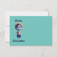 Krishna Janmashtami blue mug