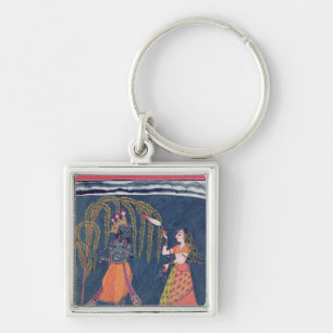Krishna playing a flute, from the 'Vahula Keychain