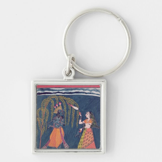 Krishna playing a flute, from the 'Vahula Keychain (Front)
