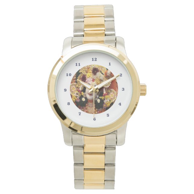 KRISHNA:    Two-Tone  Gold Silver Watch (Front)