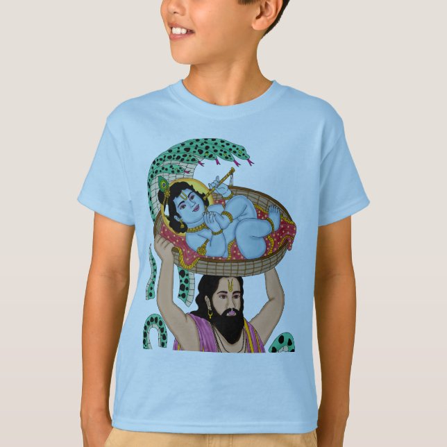Krishna & Vasudeva T-Shirt (Front)