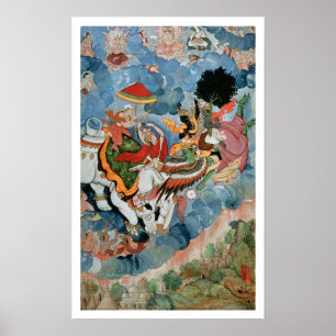 Krishna's combat with Indra, c.1590 Poster