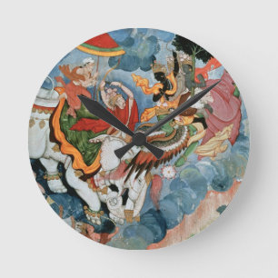 Krishna's combat with Indra, c.1590 Round Clock