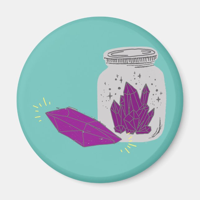 Kristalle crystals magnet (Front)