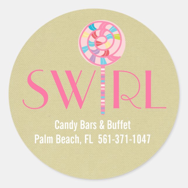 Krista's SWIRL stickers (Front)