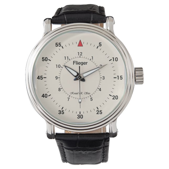 Kristel's Basic Flieger Light Watch (Front)