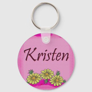 Kristen Daisy Keychain