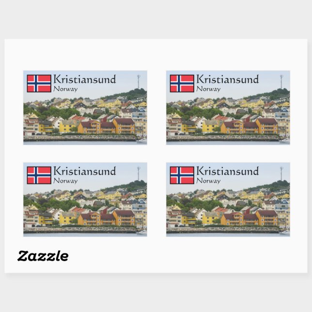 Kristiansund Norway Sticker (Sheet)