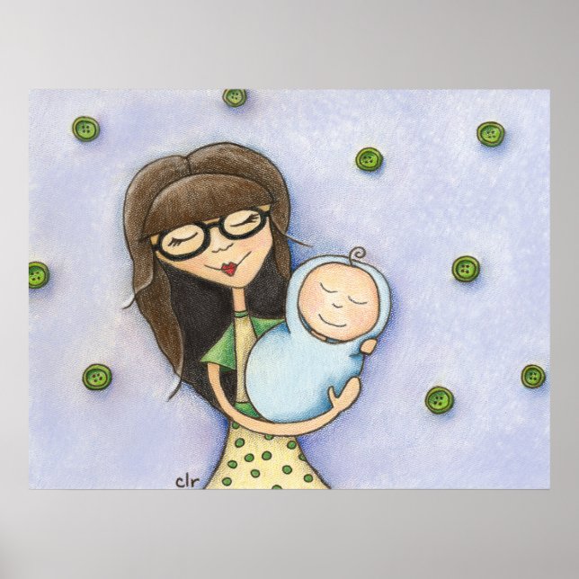 Kristin & Charles magnet Poster (Front)