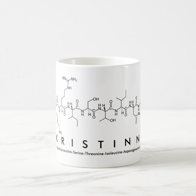 Kristinn peptide name mug (Center)
