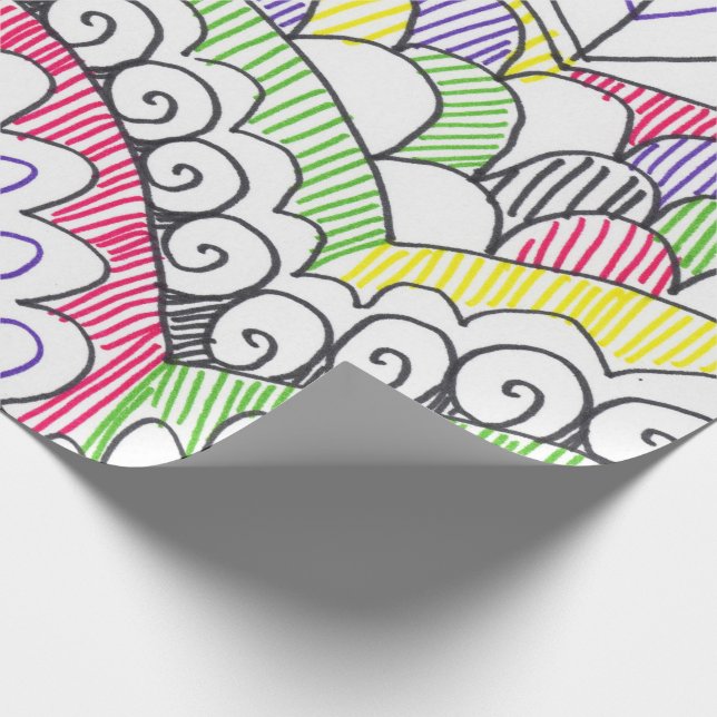 Kristy Ann Face Mask Wrapping Paper (Corner)