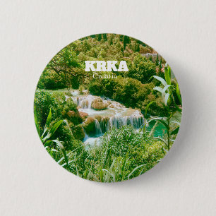 Krka National Park 2 Inch Round Button