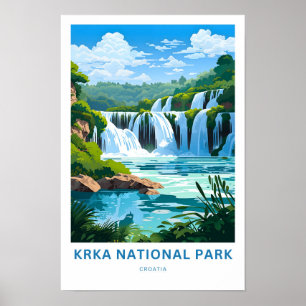 Krka National Park Croatia Travel Print