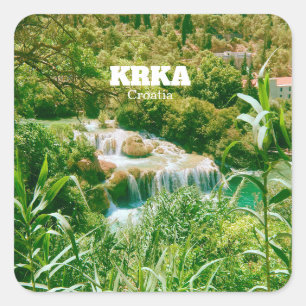 Krka National Park Square Sticker
