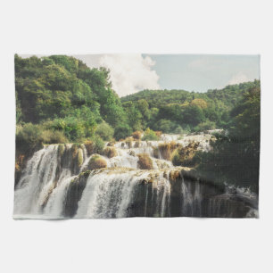 Krka National Park - waterfall Skradinski buk Kitchen Towel