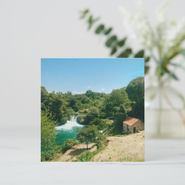 Krka Waterfalls -Krka National Park - Croatia (Standing Front)