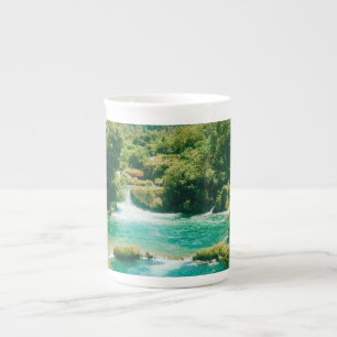 Krka Waterfalls -Krka National Park - Croatia Bone China Mug