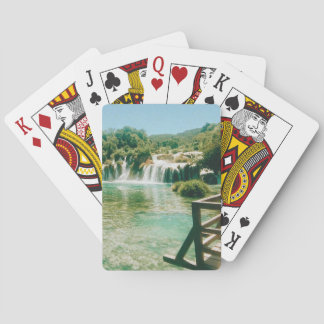 Krka Waterfalls -Krka National Park - Croatia Playing Cards