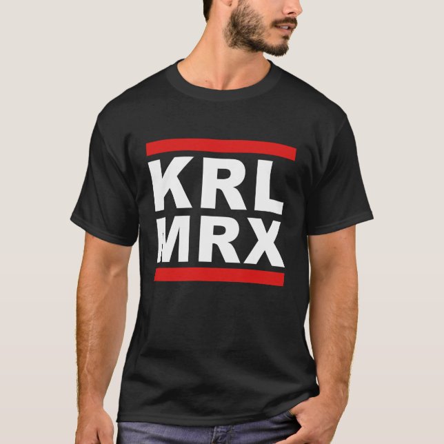 KRL MRX Karl Marx Communism  Activism T-Shirt (Front)