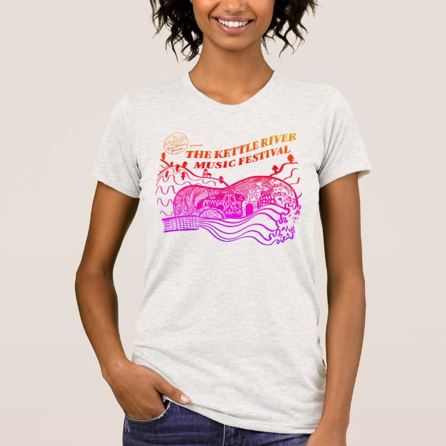 KRMF Sunset Logo T-Shirt (Front)