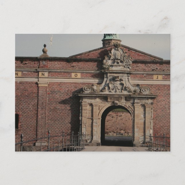 Kronborg Castle Entrance Postcard (Front)