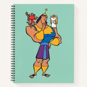 Kronk With Angel and Devil on Shoulders Notebook
