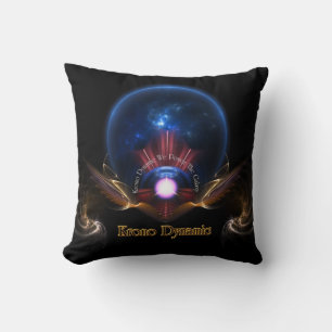 Krono Dynamic Fractal Art Decorative Pillow
