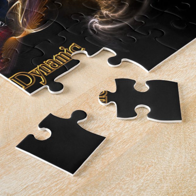 Krono Dynamic Fractal Art Puzzle With Tin Case (Side)