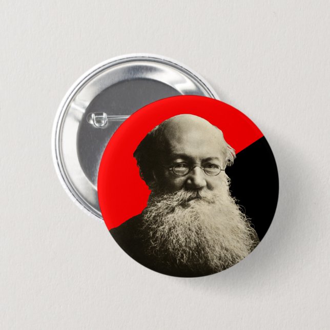 Kropotkin 2 Inch Round Button (Front & Back)
