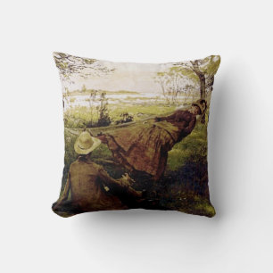Krouthen’s Siesta in a Hammock Throw Pillow