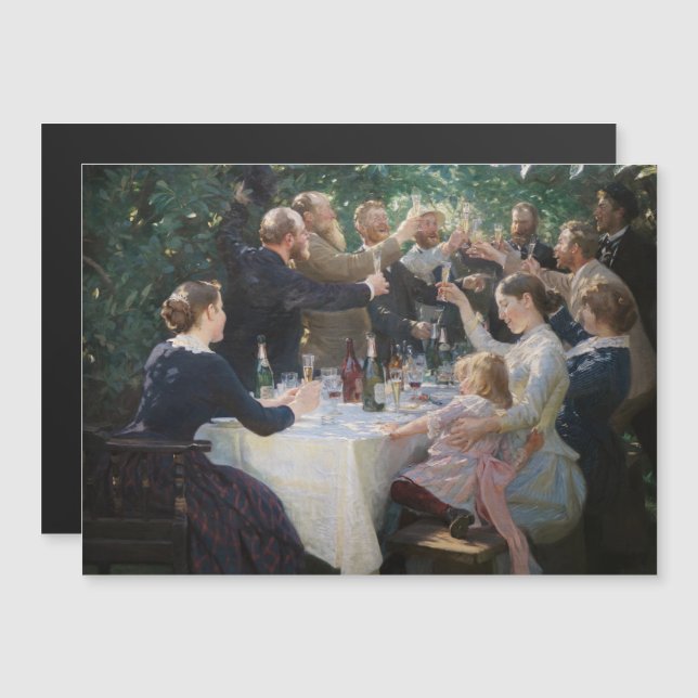 Kroyer - Hip, Hip, Hurrah ! Carte magnétique (Devant / Derrière)