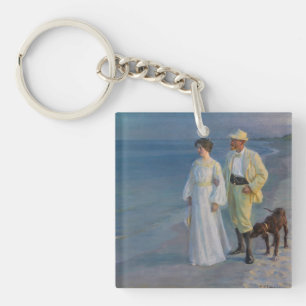 Kroyer - L'artiste et sa femme sur la plage