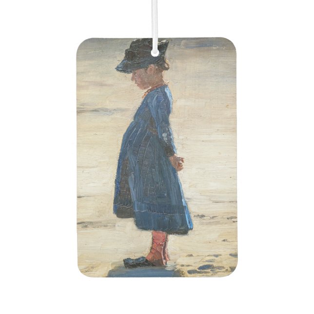 Kroyer - Little Girl standing on Skagen Beach Air Freshener (Front)