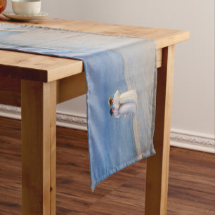Kroyer - Summer Evening on Skagen Beach Short Table Runner