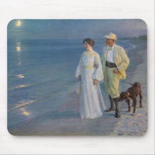 Kroyer - The Artist and his Wife on the Beach Mouse Pad