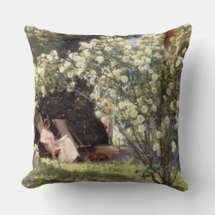 Kroyer's Les Roses Throw Pillow