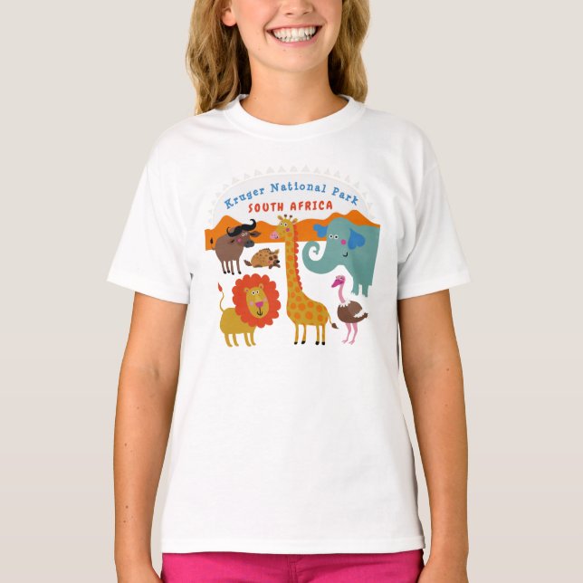 Kruger National Park Kids T-Shirt (Front)