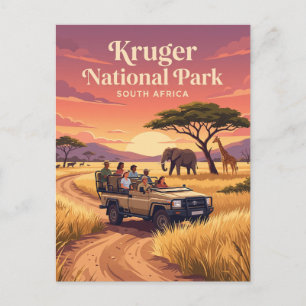 Kruger National Park South Africa Postcard