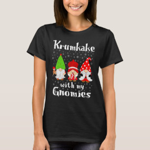 Krumkake With My Gnomies - Norwegian Waffle Cookie T-Shirt