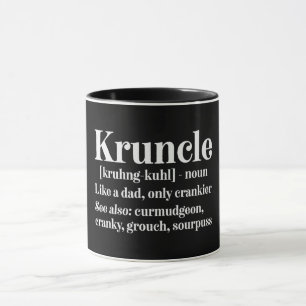 Kruncle/Cranky Uncle Definition Mug