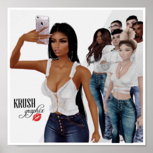 Krush Graphix par Ahsek Poster du roman 16
