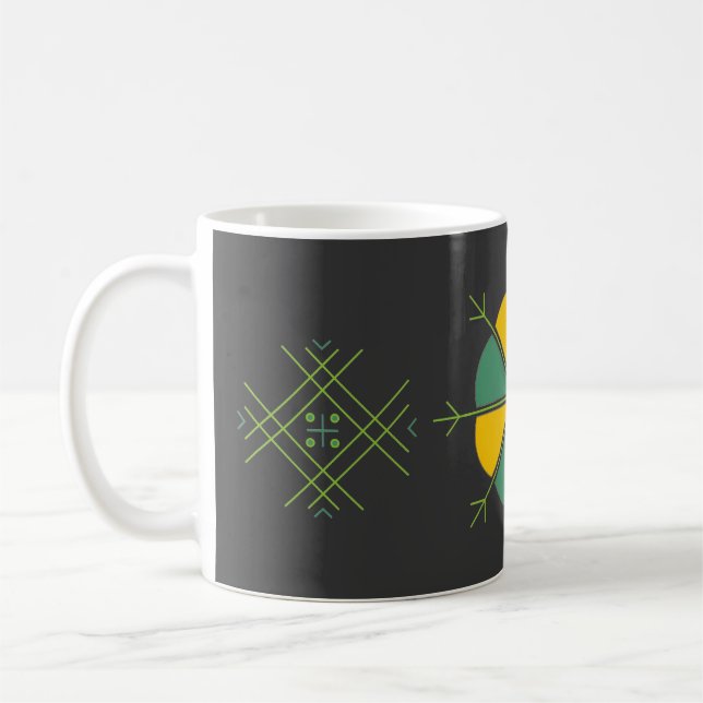 Kruze ar latviesu rakstiem kafijai coffee mug (Left)