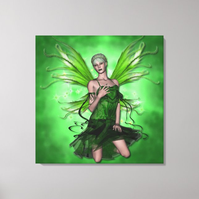 KRW Absinthe la toile d'art Imaginaire Fée Verte (Recto)