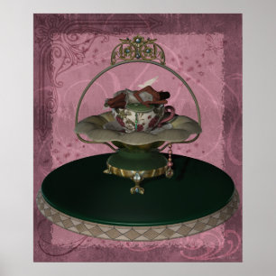 KRW African American Tea Cup Faerie Poster