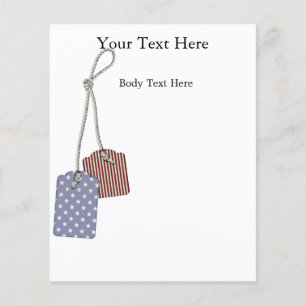 KRW Americana Tags Small Flyer Template