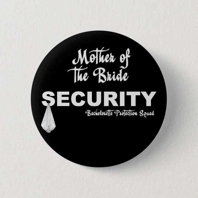 KRW Bachelorette Protection Squad 2 Inch Round Button (Front)